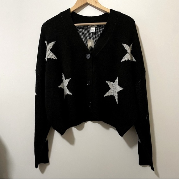 NWT Rue 21 star cardigan XL - Picture 1 of 4